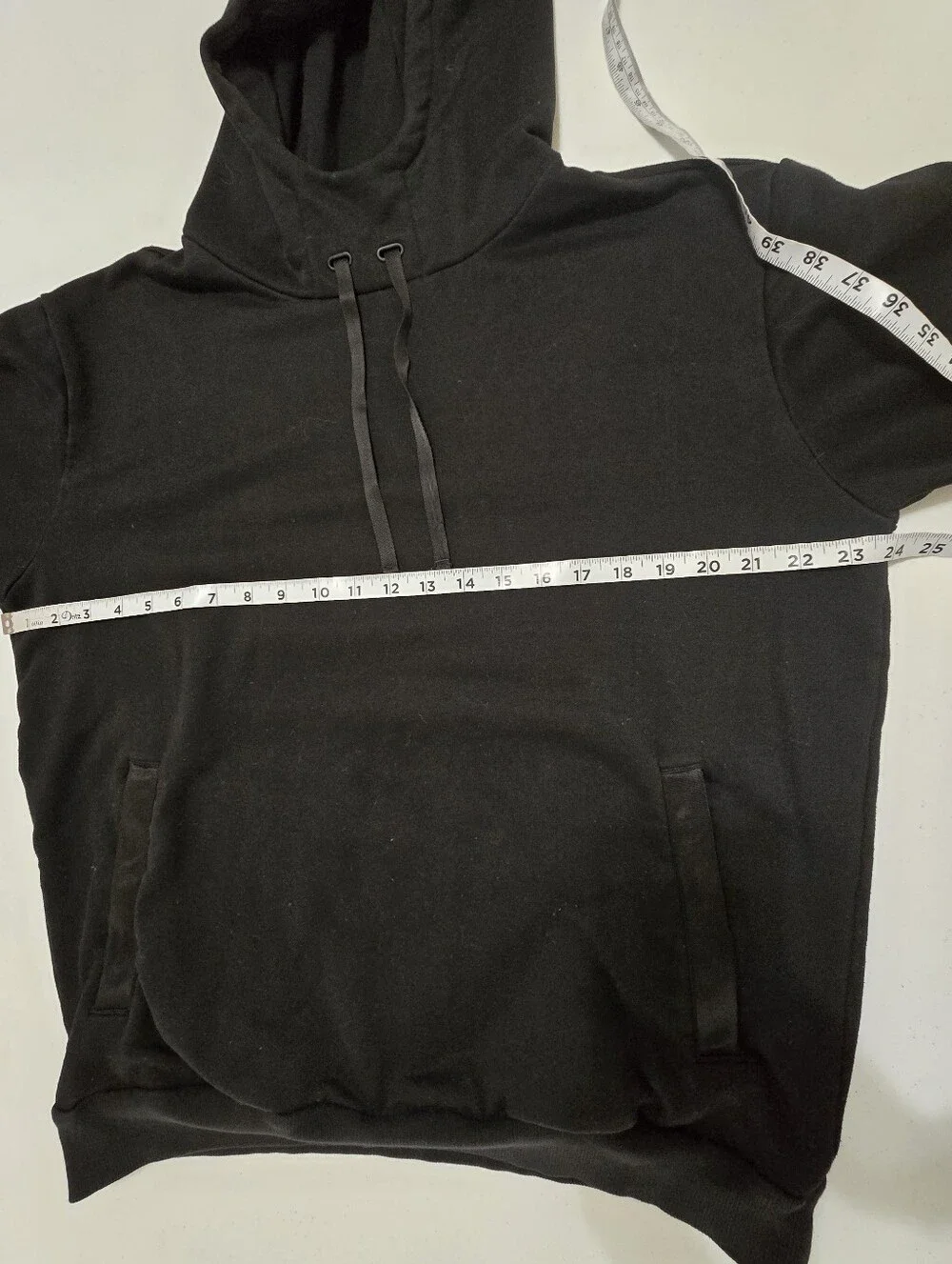 Alo Yoga Black Hoodie Sweatshirt Women's Large Zip Kangaroo Pocket